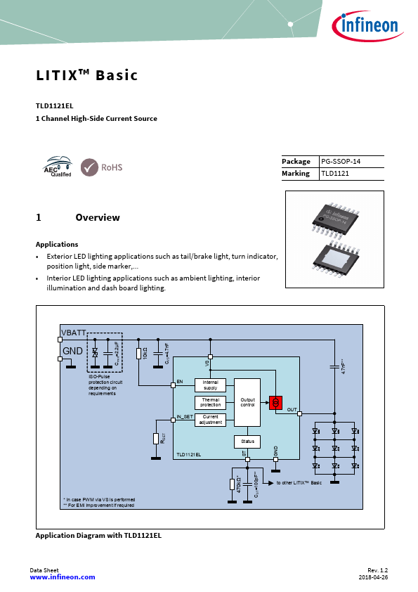 TLD1121EL Datasheet Preview