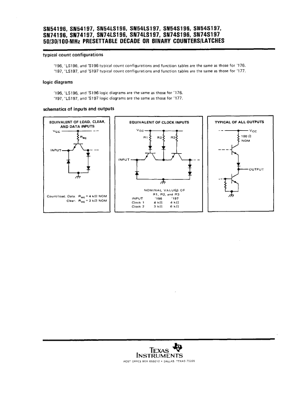 SN74LS196