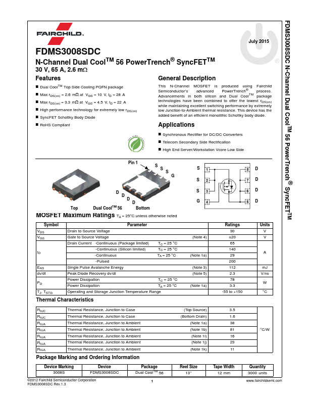 FDMS3008SDC