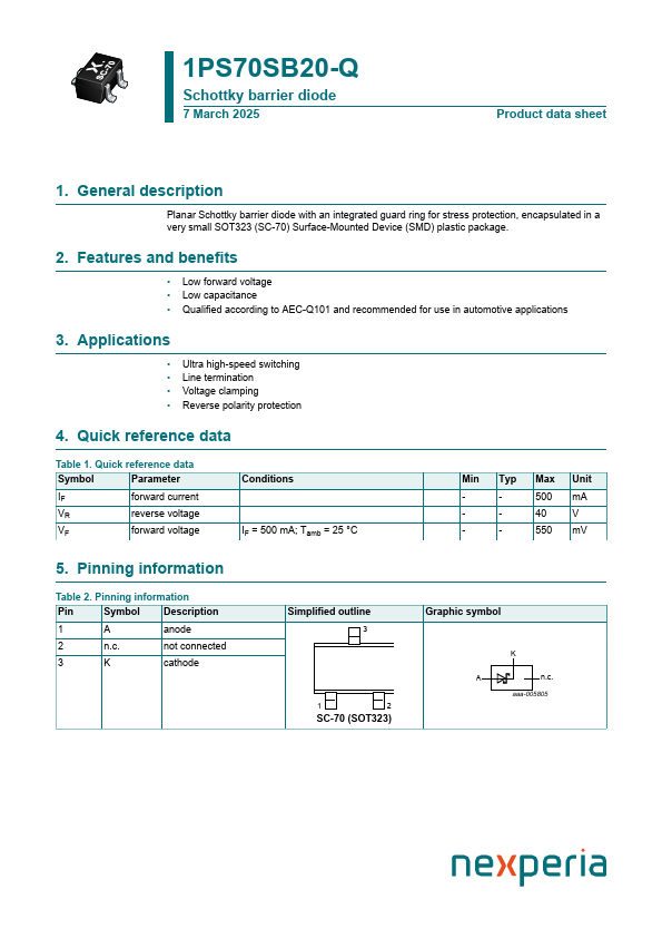 1PS70SB20-Q Datasheet Preview