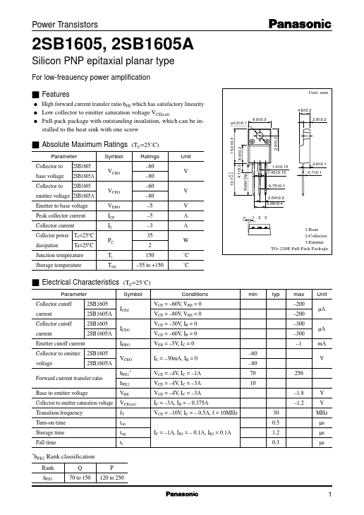 2SB1605