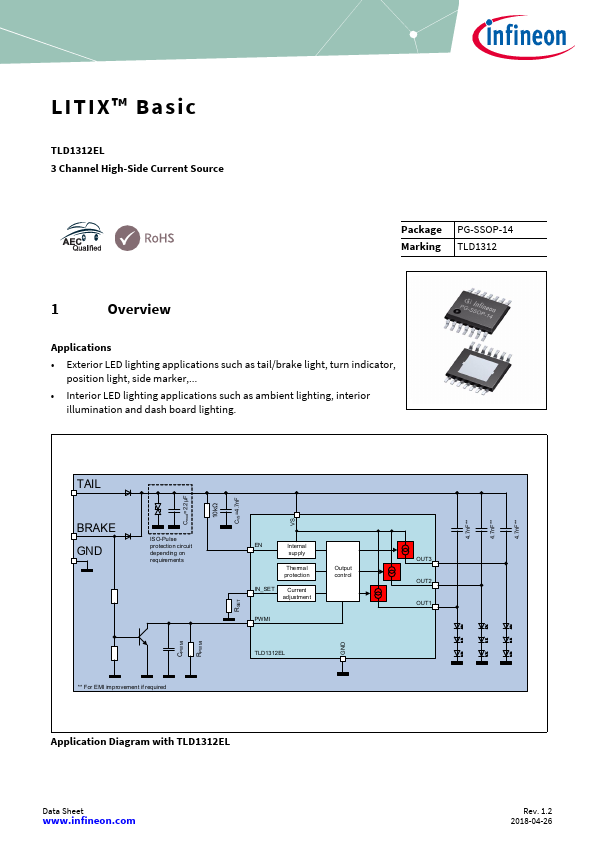 TLD1312EL Datasheet Preview