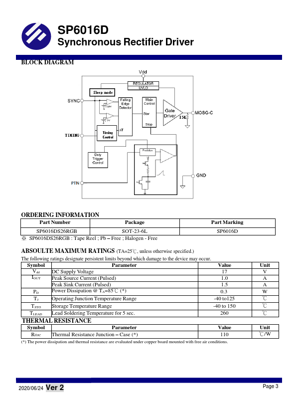 SP6016D