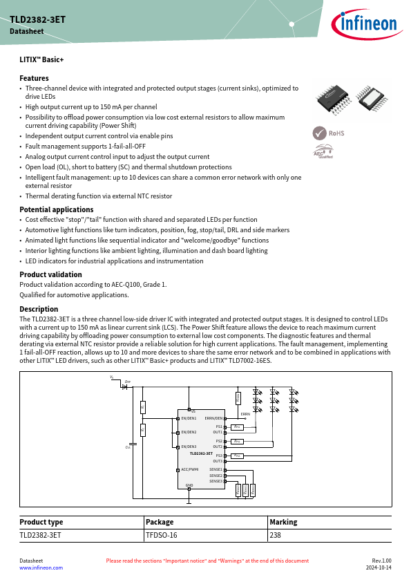 TLD2382-3ET Datasheet Preview