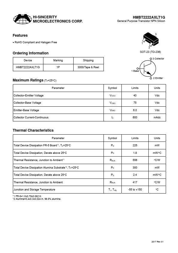 HMBT2222AXLT1G