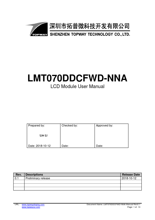 LMT070DDCFWD-NNA