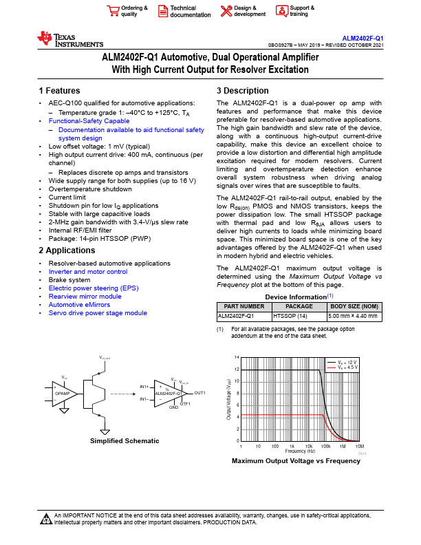ALM2402F-Q1 Datasheet Preview