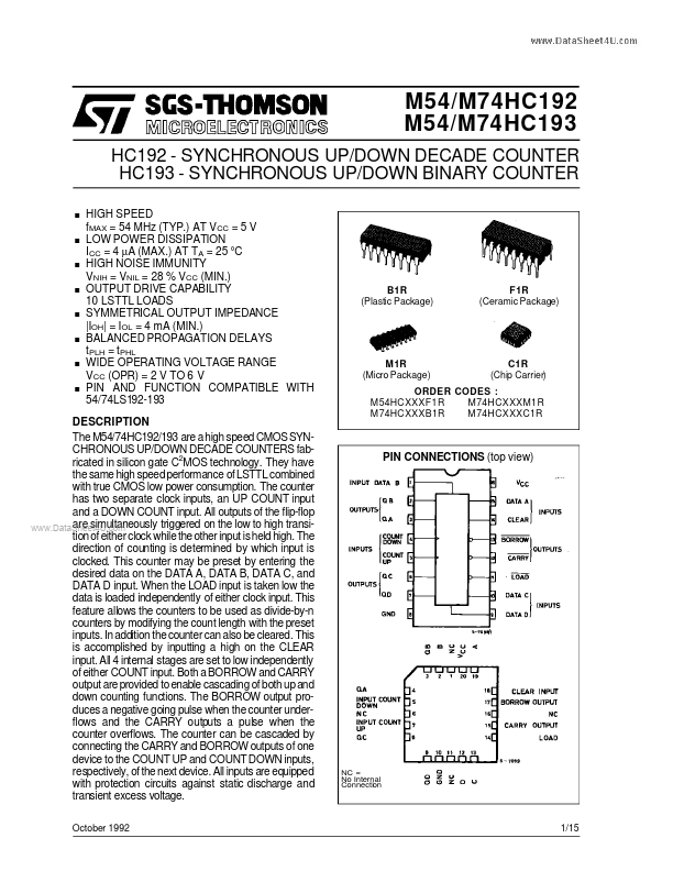 54HC193