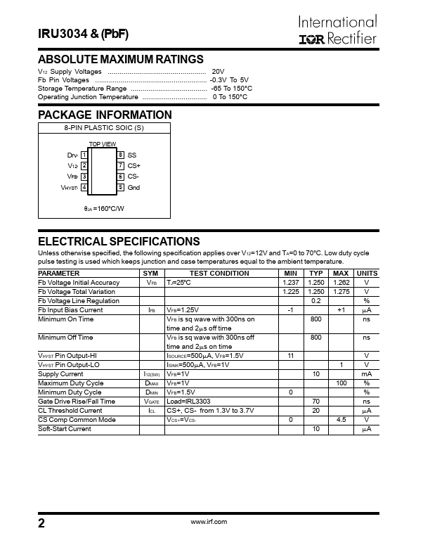 IRU3034PBF