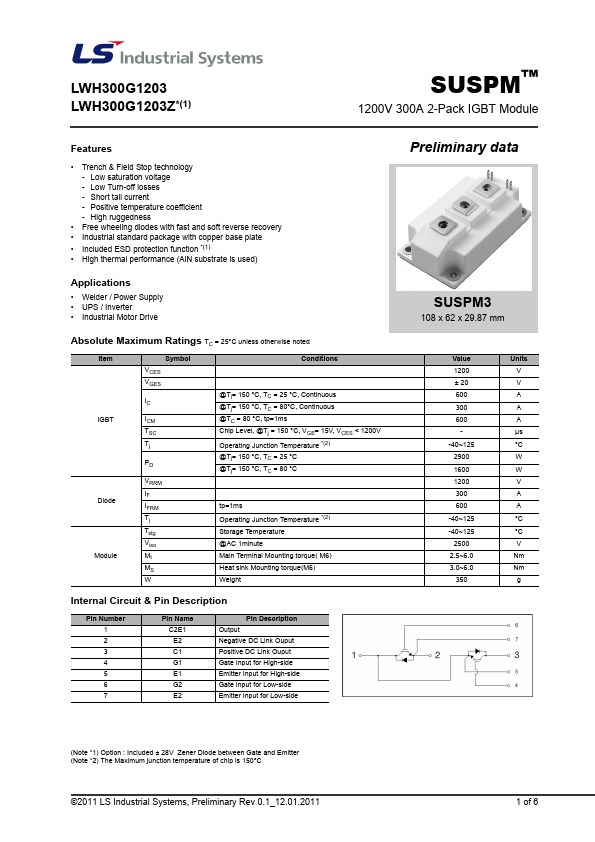 LWH300G1203