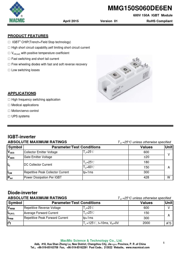 MMG150S060DE6EN