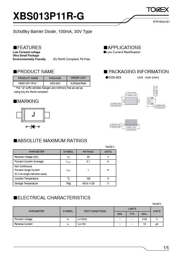 XBS013P11R-G