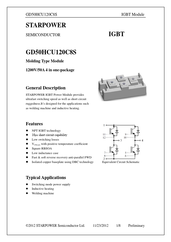 GD50HCU120C8S Datasheet Preview