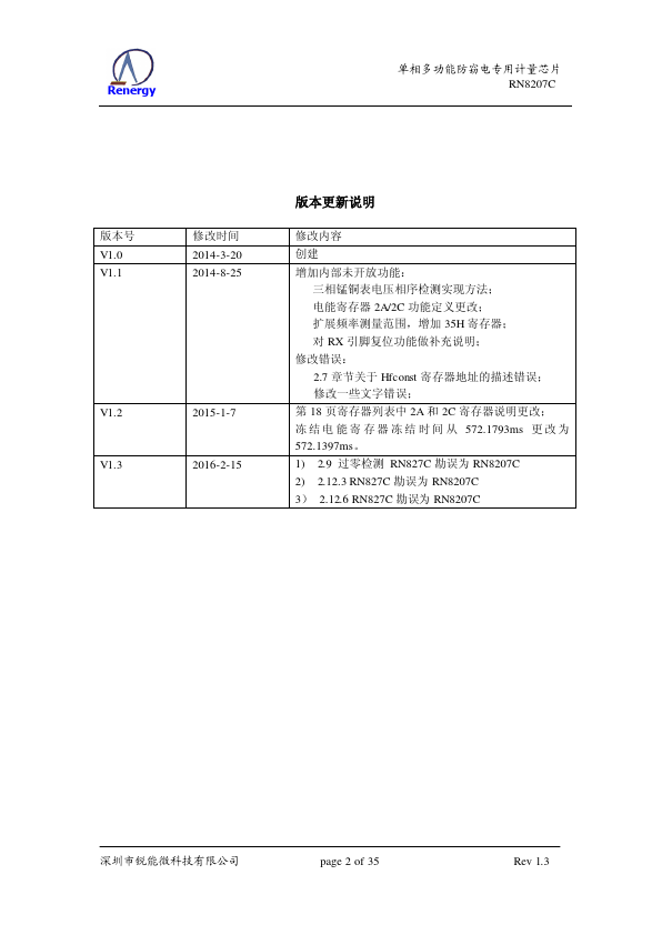 datasheet Preview Page 2