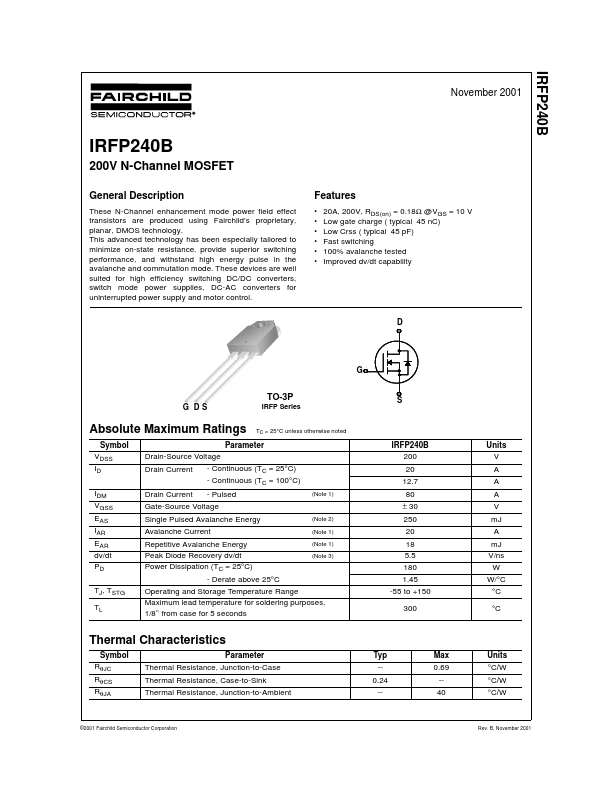 IRFP240B