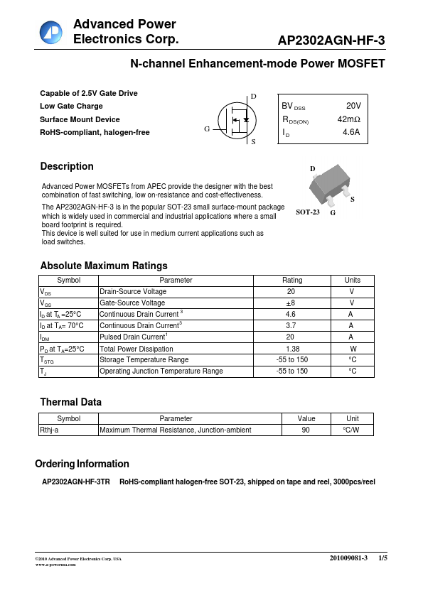 AP2302AGN-HF-3