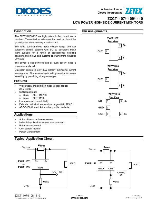 ZXCT1110W5-7