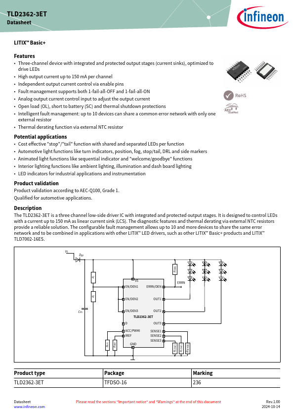 TLD2362-3ET Datasheet Preview