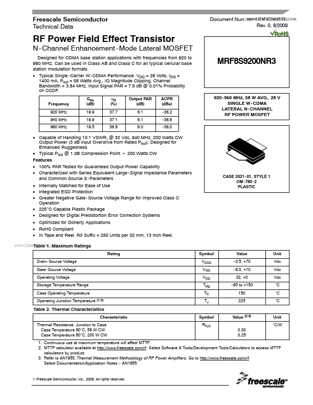 MRF8S9200NR3