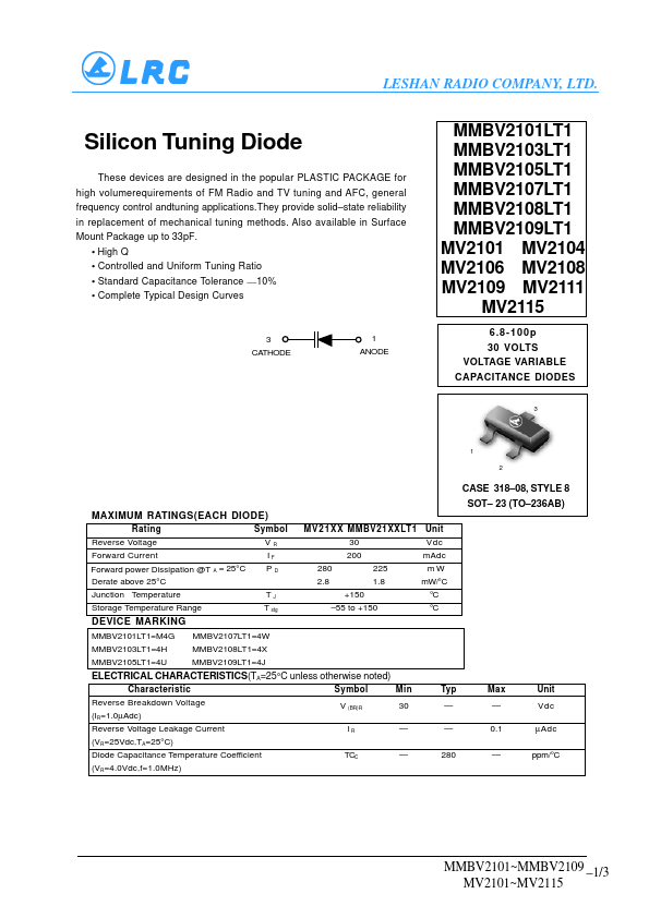 MMBV2108LT1