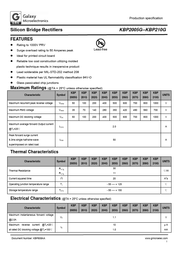 KBP206G