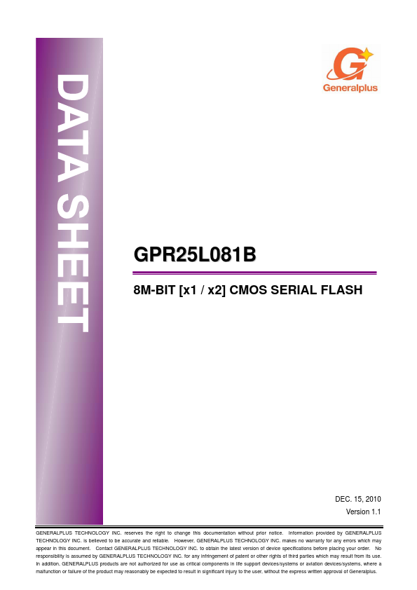 GPR25L081B