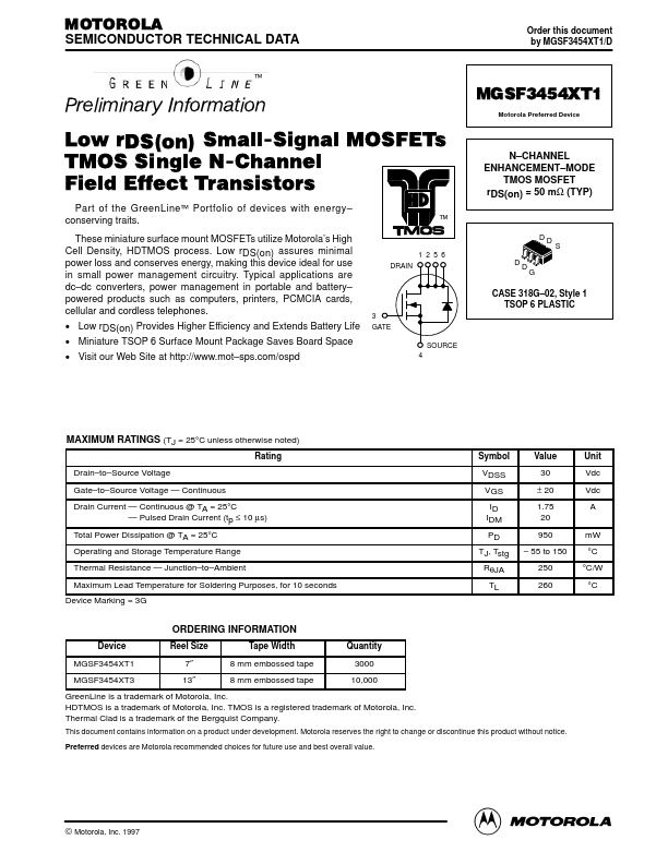 MGSF3454XT1