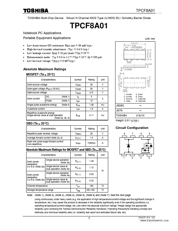 TPCF8A01