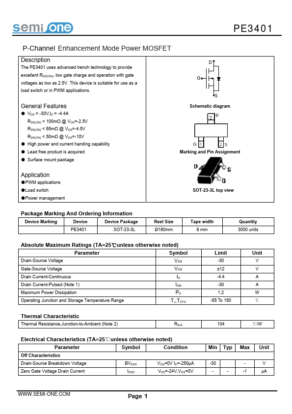 PE3401