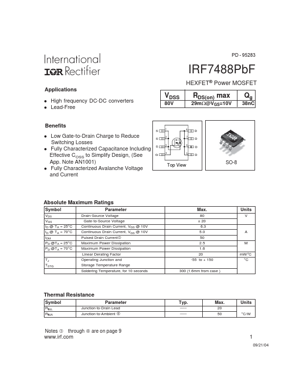 IRF7488PBF