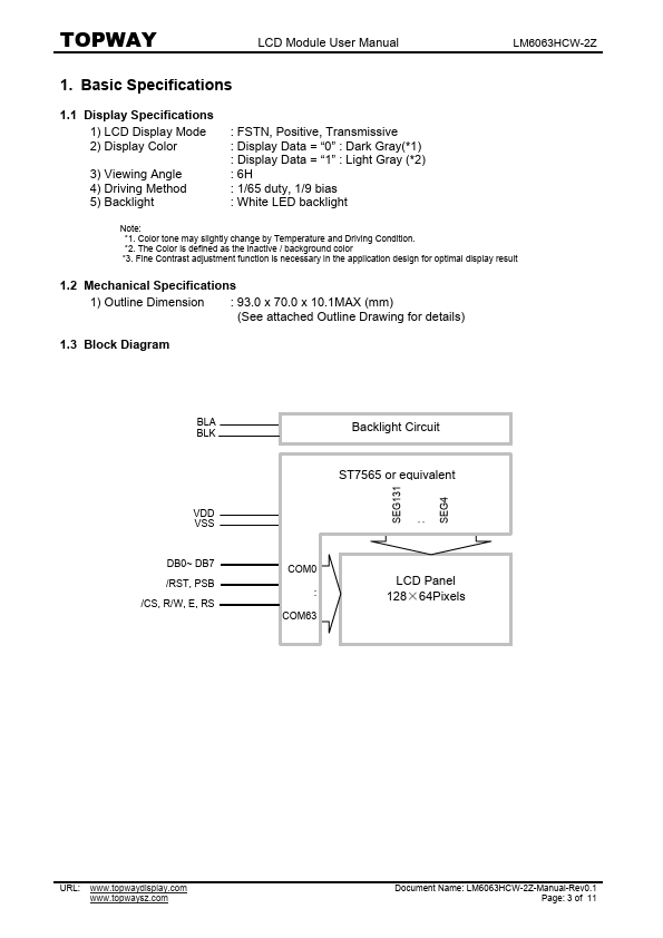 LM6063HCW-2Z