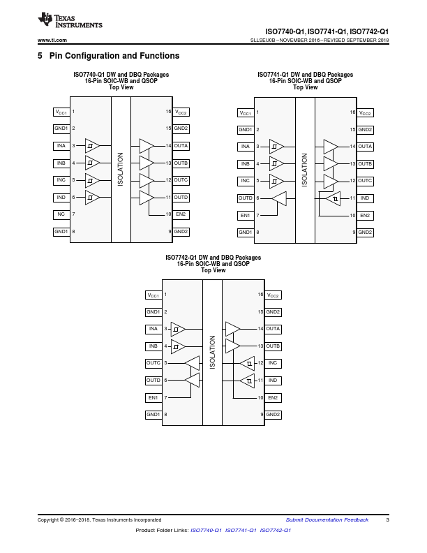 ISO7740-Q1