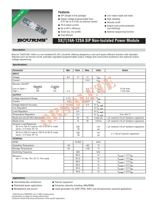 SX16A-12SA