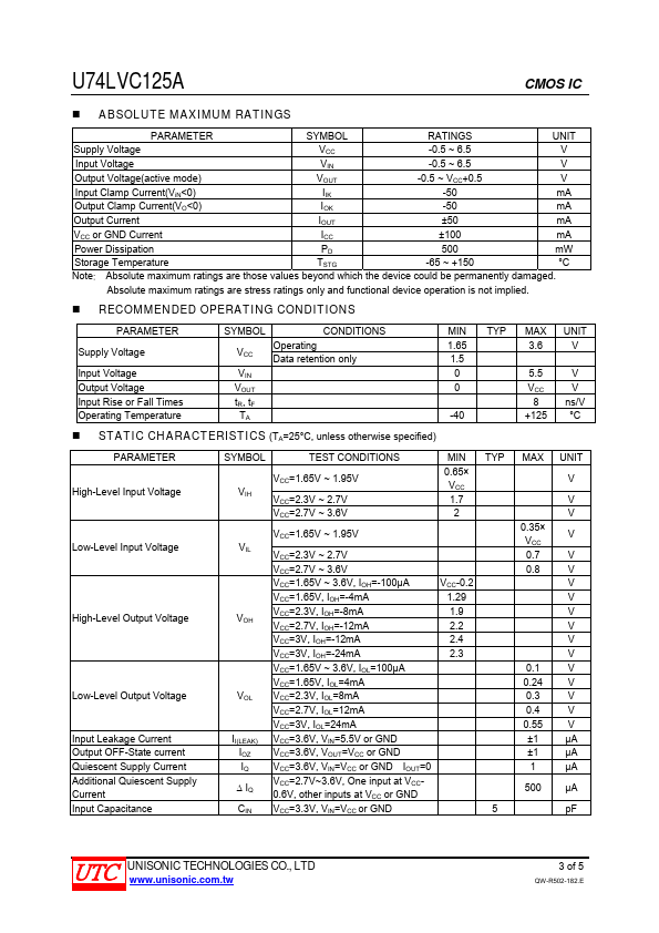 U74LVC125A