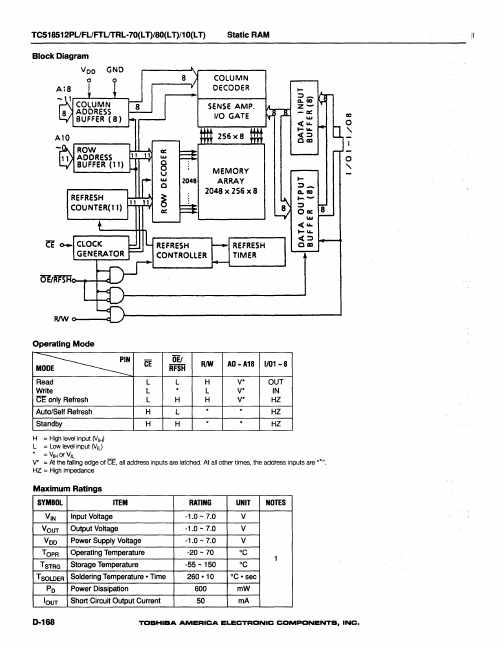 TC518512TRL-70LT