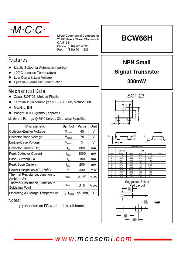 BCW66H