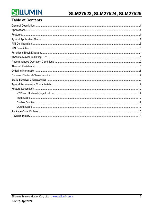 datasheet Preview Page 2