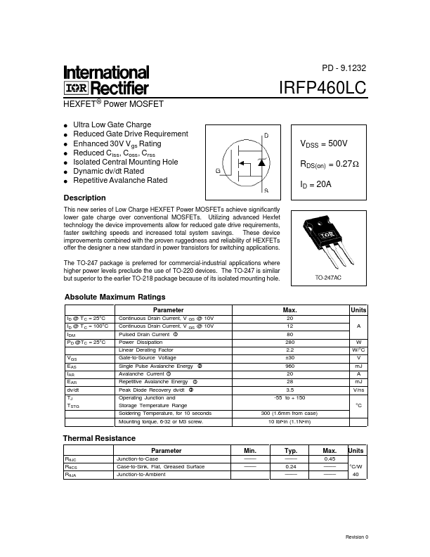 IRFP460LC