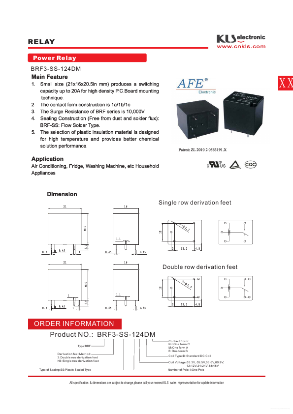 BRF3-SS-124DM