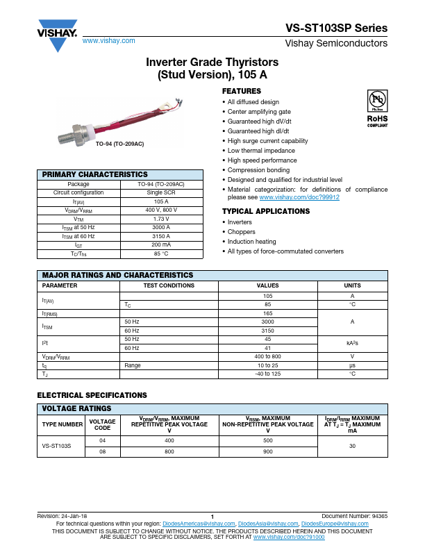 VS-ST103SP