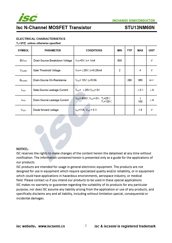 STU13NM60N