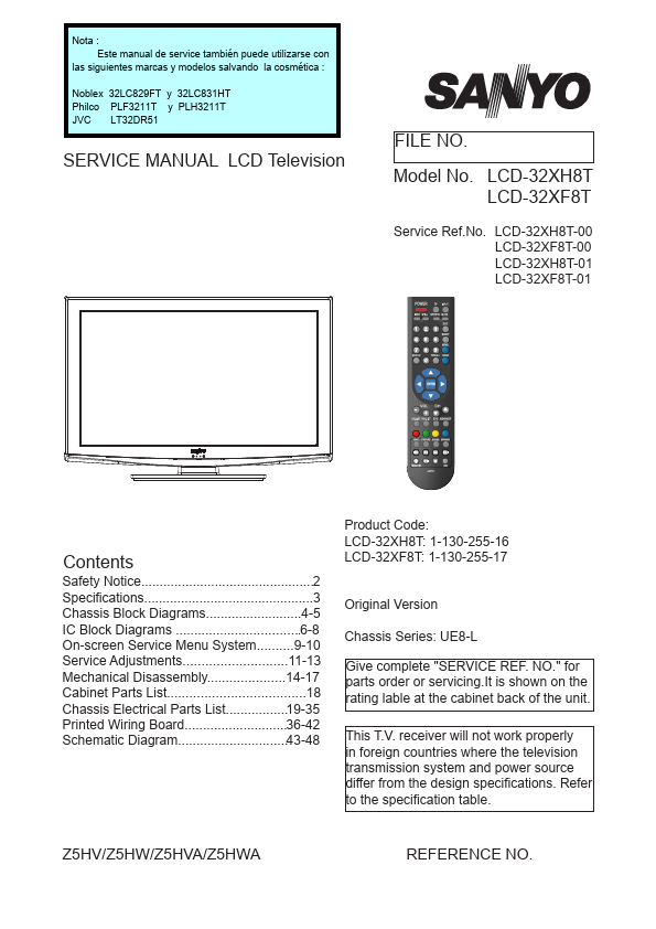 LCD-32XH8T