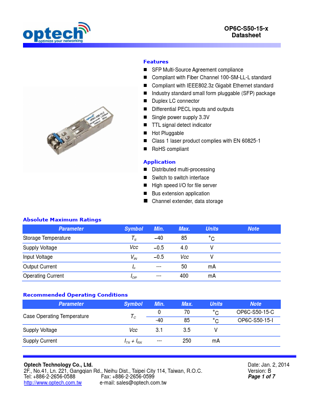 OP6C-S50-15-C