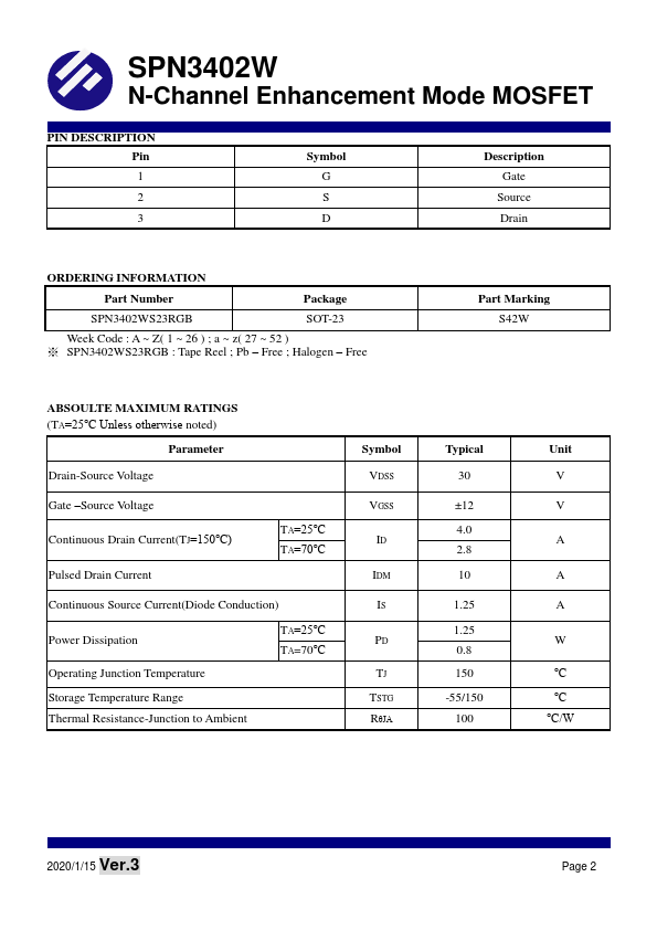 SPN3402W