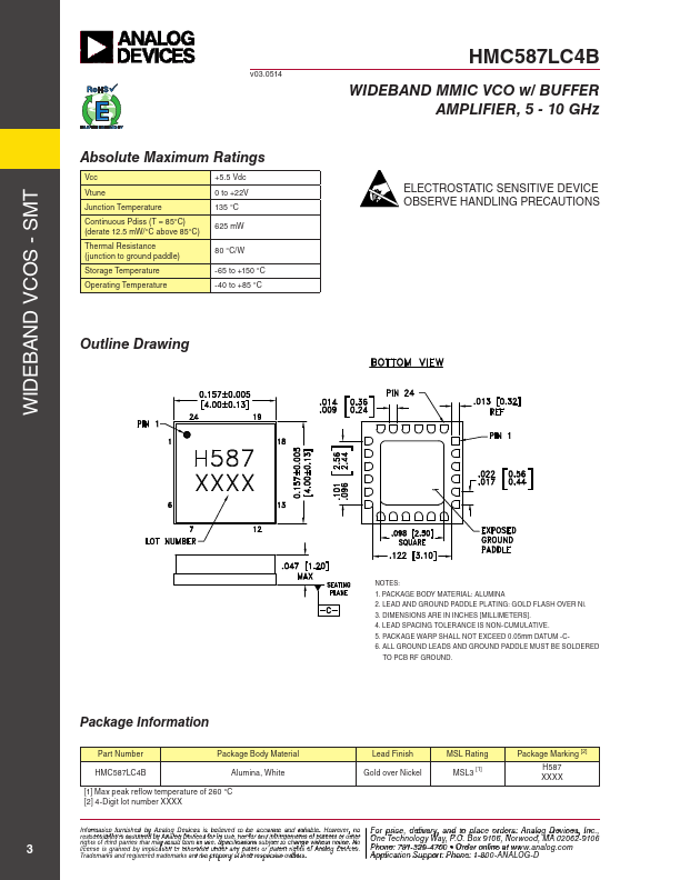 HMC587LC4B