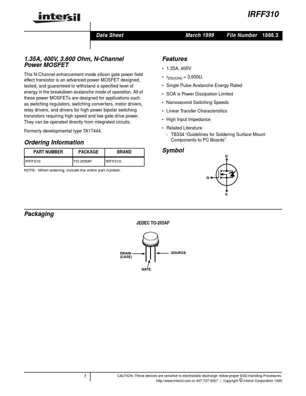 IRFF310