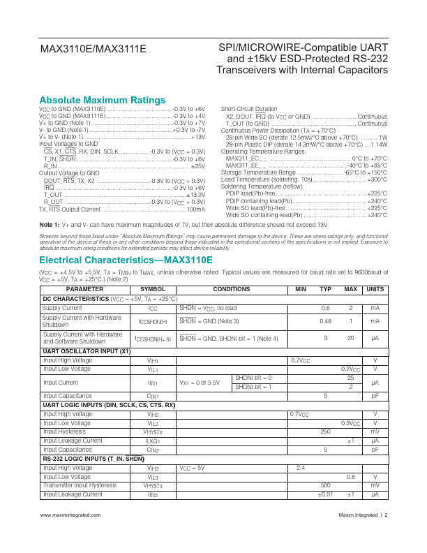 MAX3111E