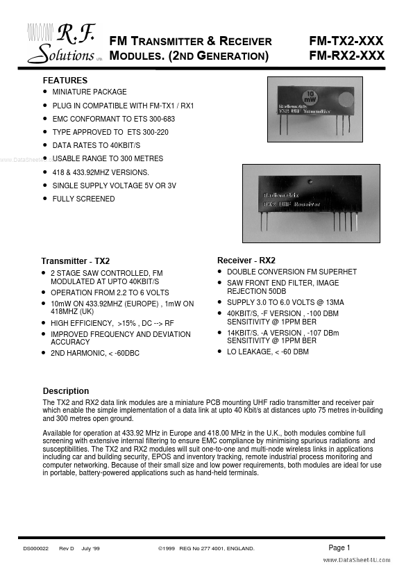 FM-TX2-XXX