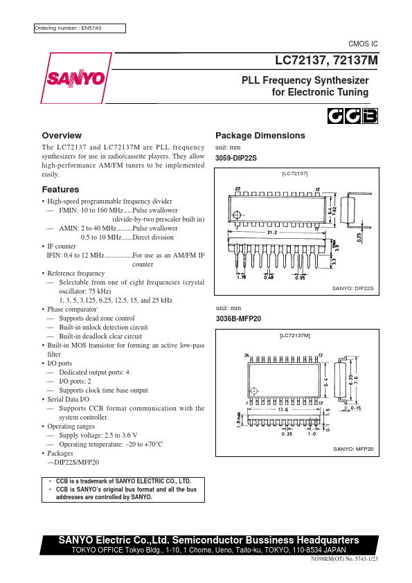 LC72137M