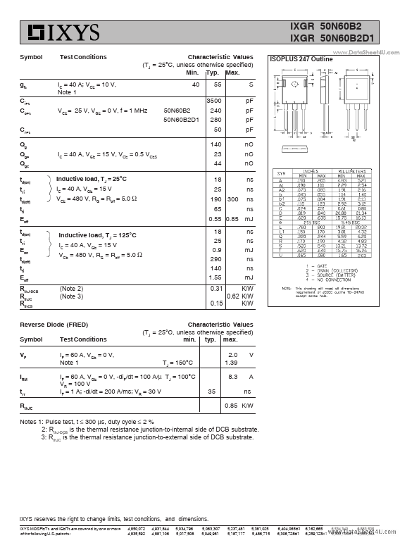 IXGR50N60B2D1